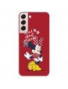 Offizielle Disney Minnie Mad About Samsung Galaxy S22 Hülle – Disney Classics