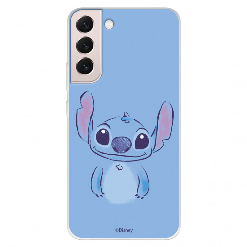 Hülle für Samsung Galaxy S22 Offizielles Disney Stitch Blau - Lilo & Stitch