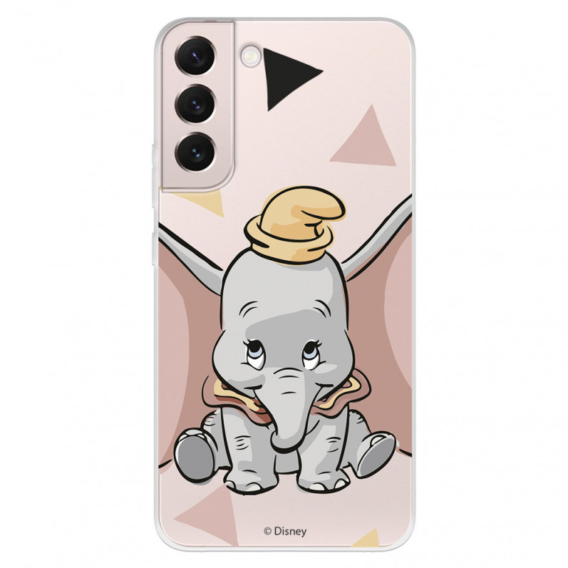 Offizielle Disney Dumbo Transparente Silhouette Samsung Galaxy S22 Hülle – Dumbo