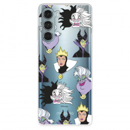 Funda para Motorola Moto G200 5G Oficial de Disney Villanas Patrón - Villanas Disney