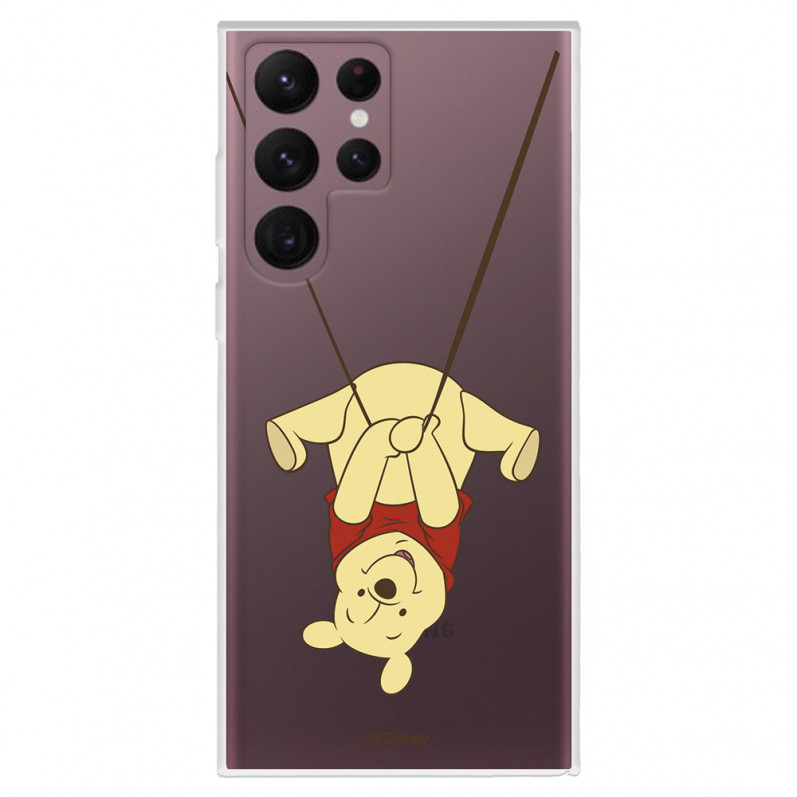 Hülle für Samsung Galaxy S22 Ultra Offizielles Disney Winnie Swing - Winnie Puuh