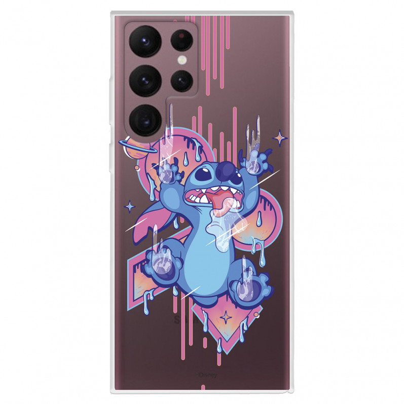 Offizielle Disney Stitch Graffiti Samsung Galaxy S22 Ultra Hülle – Lilo & Stitch