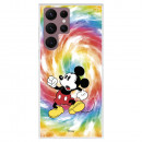 Offizielle Disney Mickey Mouse Tye Die Hülle für Samsung Galaxy S22 Ultra – Disney Classics