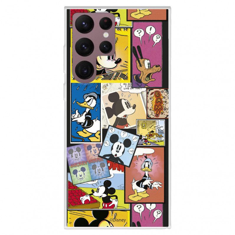 Hülle für Samsung Galaxy S22 Ultra Offizielle Disney Mickey Comics - Disney Classics