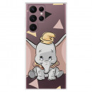 Offizielle Disney Dumbo Silhouette Transparente Samsung Galaxy S22 Ultra Hülle – Dumbo