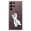 Hülle für Samsung Galaxy S22 Ultra Disney Offiziell Olaf Transparent - Frozen