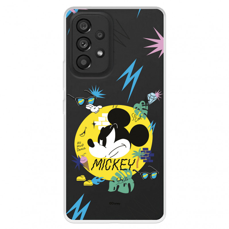 Funda para Samsung Galaxy A53 Oficial de Disney Mickey Mickey Urban - Clásicos Disney