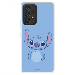 Funda para Samsung Galaxy A53 Oficial de Disney Stitch Azul - Lilo & Stitch