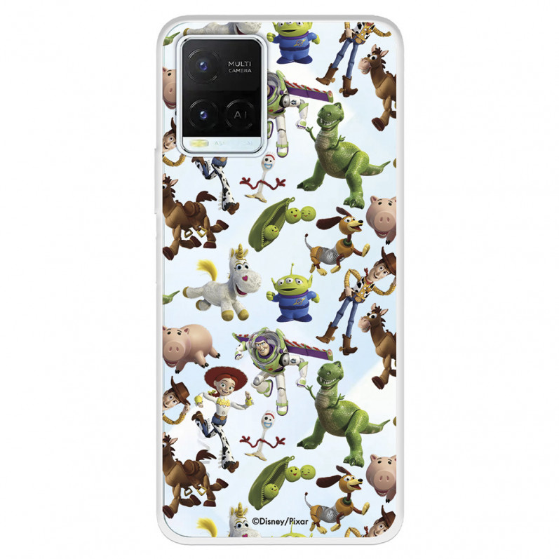 Funda para Vivo Y33s Oficial de Disney Muñecos Toy Story Siluetas - Toy Story