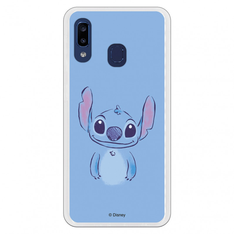 Carcasa Oficial Lilo y Stitch Azul para Samsung Galaxy A20e- La Casa de las Carcasas