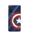 Funda para TCL 205 Oficial de Marvel Capitán América Escudo Transparente - Marvel