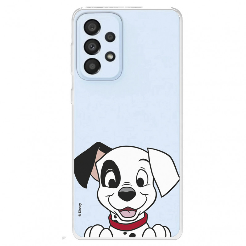 Funda para Samsung Galaxy A33 5G Oficial de Disney Cachorro Sonrisa - 101 Dálmatas