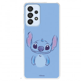 Funda para Samsung Galaxy A33 5G Oficial de Disney Stitch Azul - Lilo & Stitch