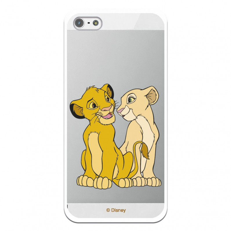 Offizielle Disney Simba und Nala Silhouette iPhone SE 2022 Hülle – Der König der Löwen