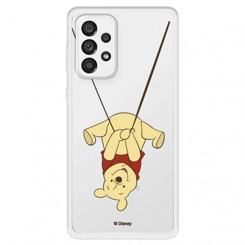 Funda para Samsung Galaxy A73 5G Oficial de Disney Winnie  Columpio - Winnie The Pooh