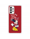 Funda para Samsung Galaxy A73 5G Oficial de Disney Minnie Mad About - Clásicos Disney