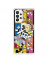 Funda para Samsung Galaxy A73 5G Oficial de Disney Mickey Comic - Clásicos Disney