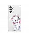 Funda para Samsung Galaxy A73 5G Oficial de Disney Marie Silueta - Los Aristogatos