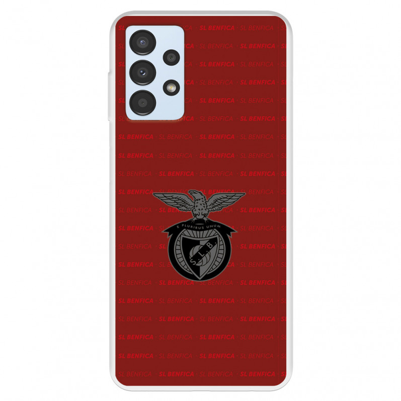 Funda para Samsung Galaxy A13 4G del Escudo Fondo Granate  - Licencia Oficial Benfica