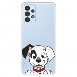 Funda para Samsung Galaxy A13 4G Oficial de Disney Cachorro Sonrisa - 101 Dálmatas