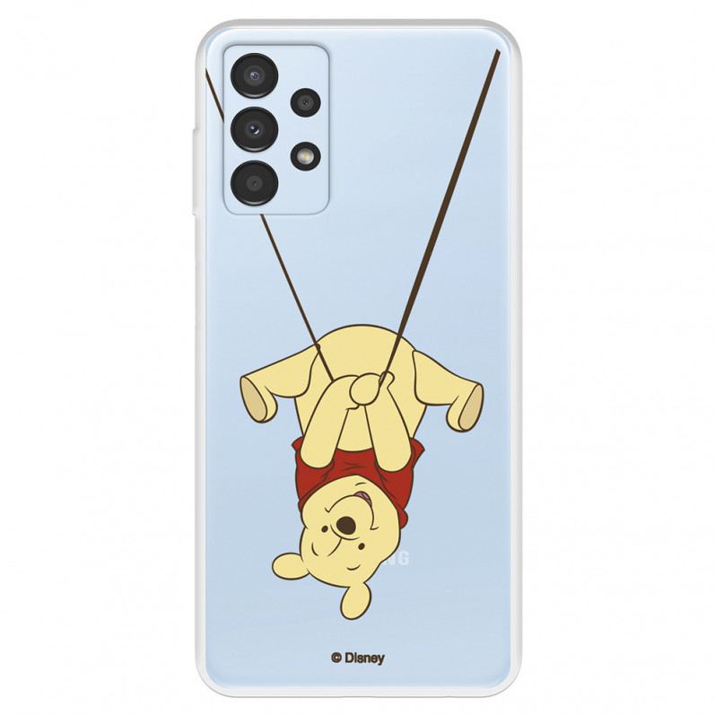 Funda para Samsung Galaxy A13 4G Oficial de Disney Winnie  Columpio - Winnie The Pooh