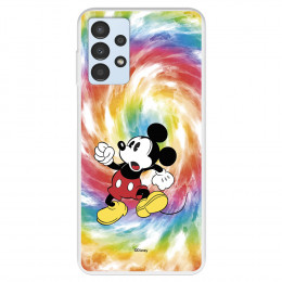 Funda para Samsung Galaxy A13 4G Oficial de Disney Mickey Mickey Tye Die - Clásicos Disney