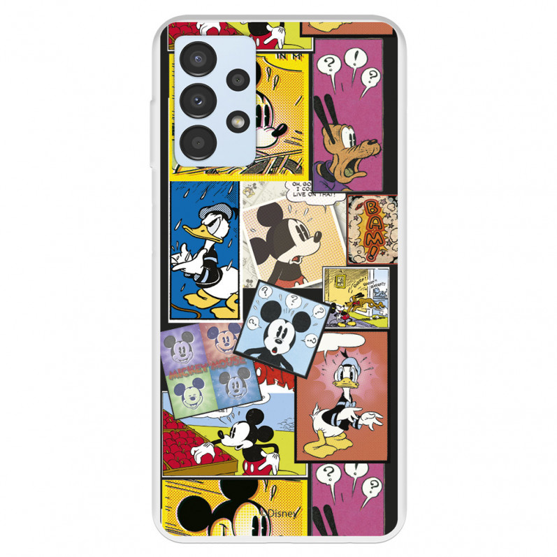 Funda para Samsung Galaxy A13 4G Oficial de Disney Mickey Comic - Clásicos Disney