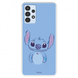 Funda para Samsung Galaxy A13 4G Oficial de Disney Stitch Azul - Lilo & Stitch