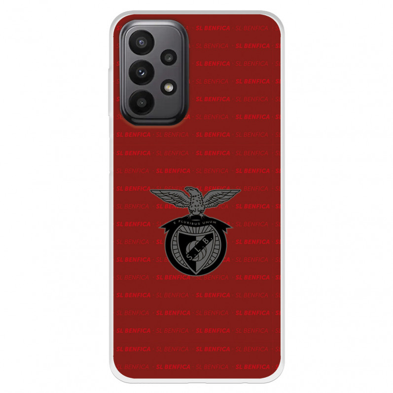 Funda para Samsung Galaxy A23 5G del Escudo Fondo Granate  - Licencia Oficial Benfica