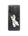 Funda para Samsung Galaxy A23 5G Oficial de Disney Olaf Transparente - Frozen