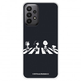 Funda para Samsung Galaxy A23 5G Oficial de Peanuts Personajes Beatles - Snoopy