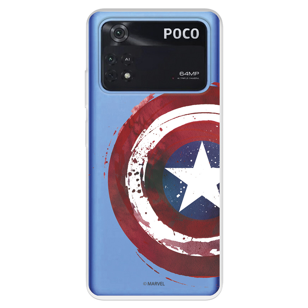 Funda para Google Pixel 7 Pro Oficial de Marvel Capitán América Escudo  Transparente - Marvel