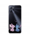 Funda para Realme C35 Oficial de Disney Angel & Stitch Beso - Lilo & Stitch