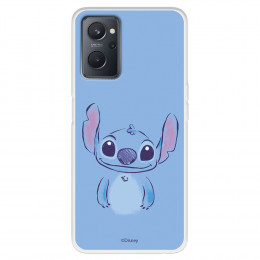 Funda para OPPO A76 Oficial de Disney Stitch Azul - Lilo & Stitch