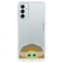 Funda para Samsung Galaxy M23 5G Oficial de Star Wars Baby Yoda Sonrisas - The Mandalorian