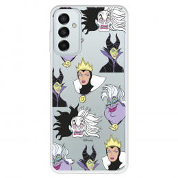 Funda para Samsung Galaxy M23 5G Oficial de Disney Villanas Patrón - Villanas Disney