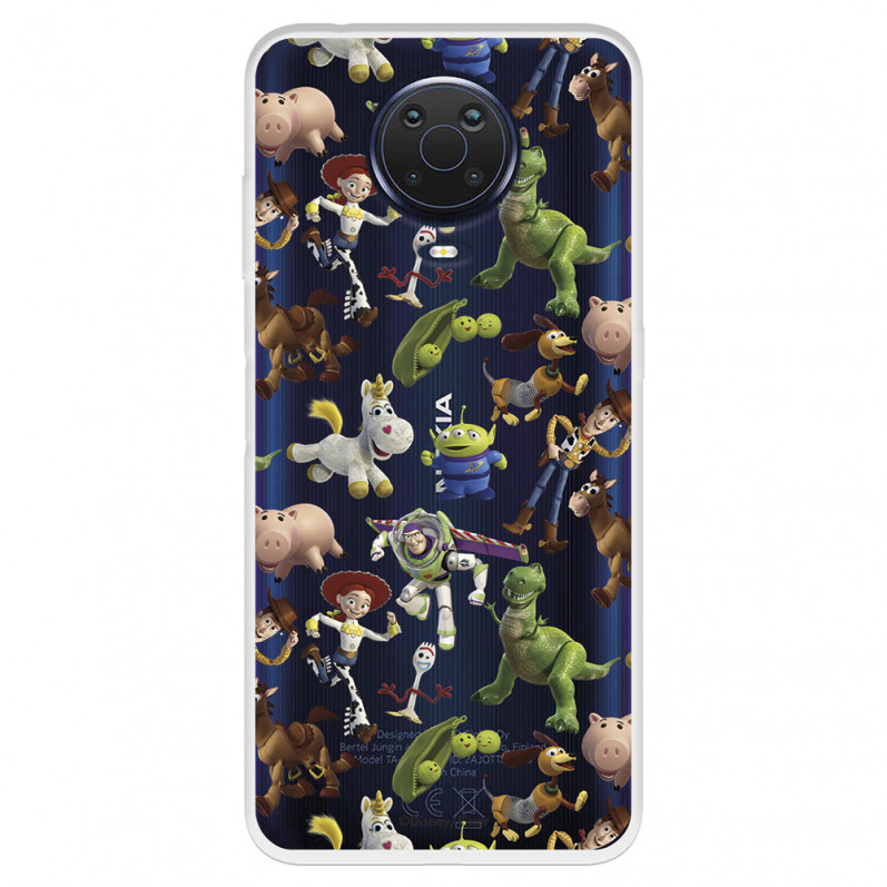 Funda para Nokia G10 Oficial de Disney Muñecos Toy Story Siluetas - Toy Story