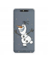 Funda para ZTE Blade V8 Oficial de Disney Olaf Transparente - Frozen