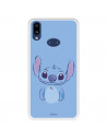 Funda para Samsung Galaxy A10s Oficial de Disney Stitch Azul - Lilo & Stitch