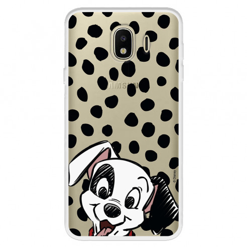 Funda para Samsung Galaxy J4 2018 Oficial de Disney Cachorro Manchas - 101 Dálmatas