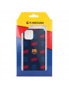 Funda para Motorola Moto G7 Plus del FC Barcelona Escudo Patrón Rojo y Azul  - Licencia Oficial FC Barcelona