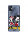 Funda para ZTE Blade V2020 Oficial de Disney Mickey y Minnie Posando - Clásicos Disney