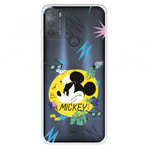 Funda para Motorola Moto G50 5G Oficial de Disney Mickey Mickey Urban - Clásicos Disney