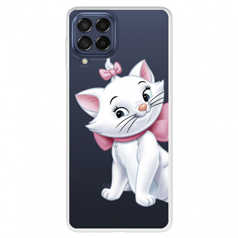 Funda para Samsung Galaxy M53 Oficial de Disney Marie Silueta - Los Aristogatos