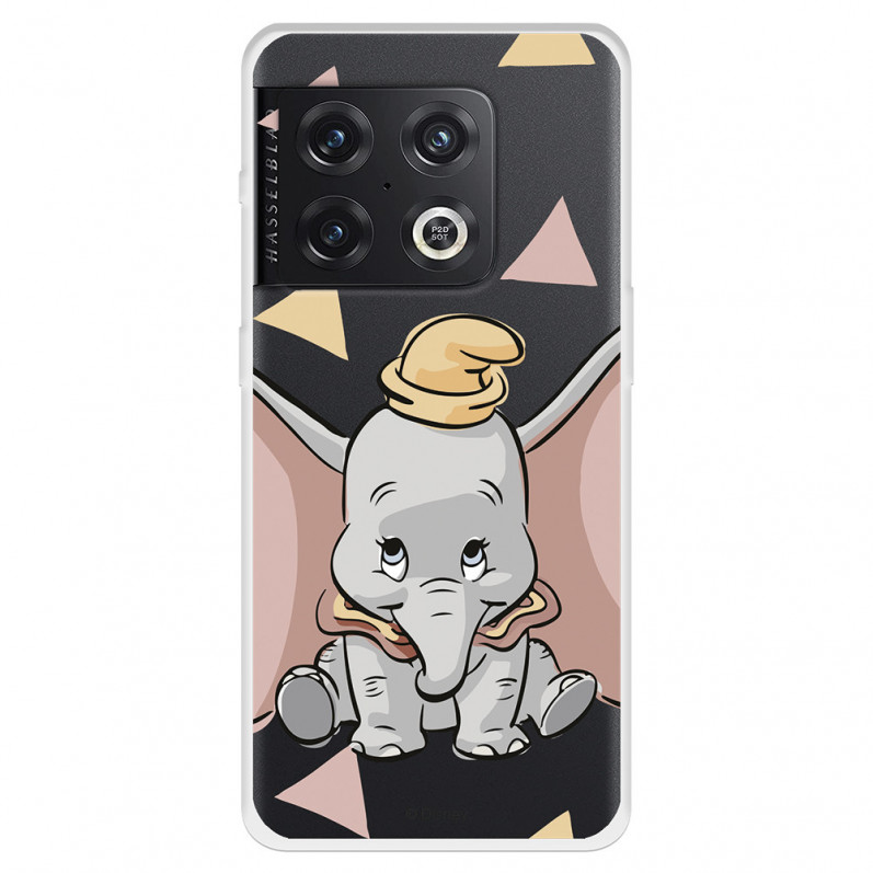 Funda para OnePlus 10 Pro Oficial de Disney Dumbo Silueta Transparente - Dumbo