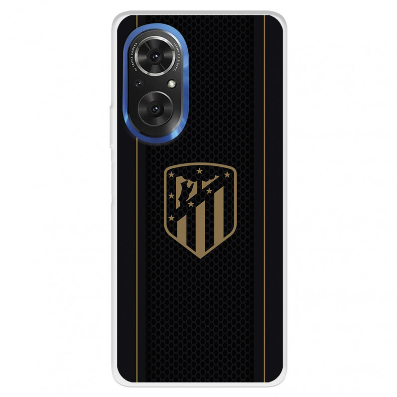 Funda para Huawei Nova 9 SE del Atlético de Madrid Escudo Dorado Fondo Negro - Licencia Oficial Atlético de Madrid