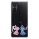 Funda para Xiaomi Poco F4 GT Oficial de Disney Angel & Stitch Beso - Lilo & Stitch