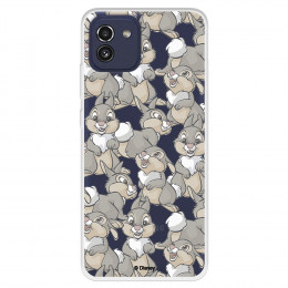 Funda para Samsung Galaxy A03 Oficial de Disney Tambor Patrones - Bambi