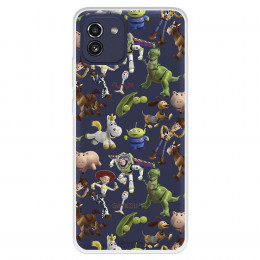 Funda para Samsung Galaxy A03 Oficial de Disney Muñecos Toy Story Siluetas - Toy Story