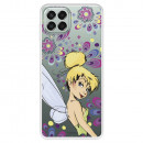 Funda para Samsung Galaxy M33 5G Oficial de Disney Campanilla Flores - Peter Pan